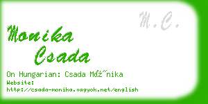 monika csada business card